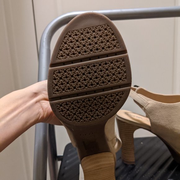 Geox Block Heel Peeptop Booties - Picture 10 of 15